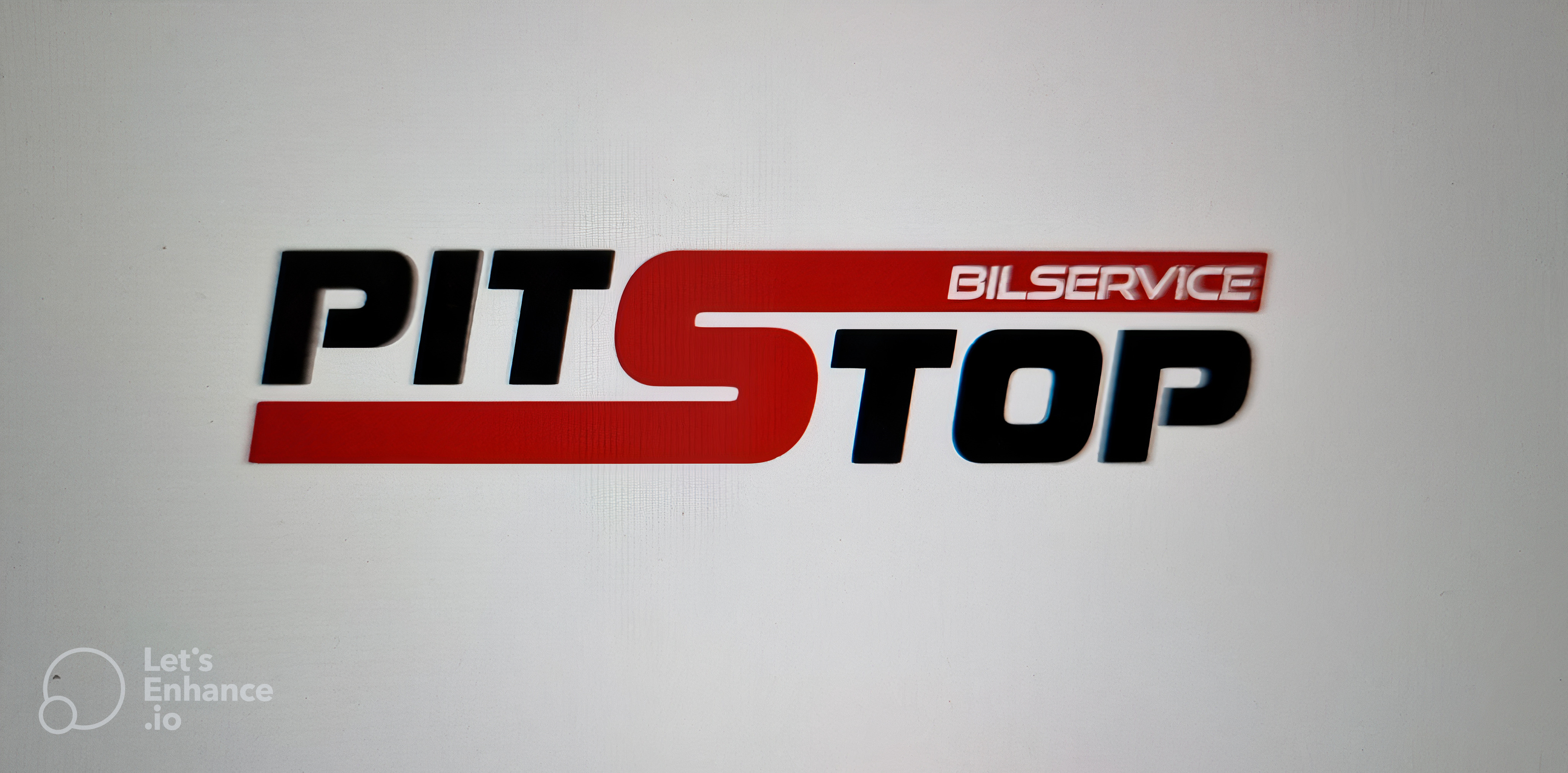 Pitstop bilverkstad logo